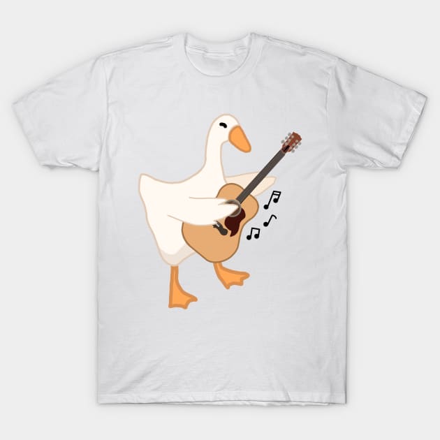 Guitar Goose T-Shirt by Artstuffs121